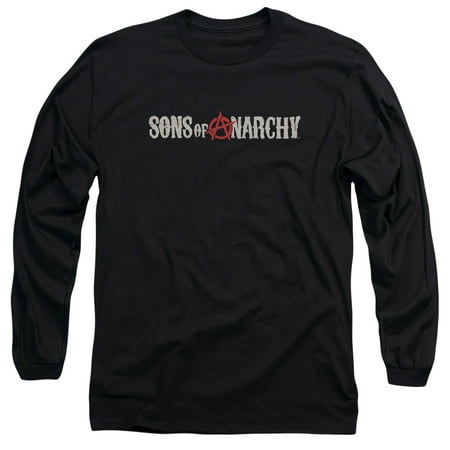 Sons Of Anarchy Beat Up Logo Mens Long Sleeve