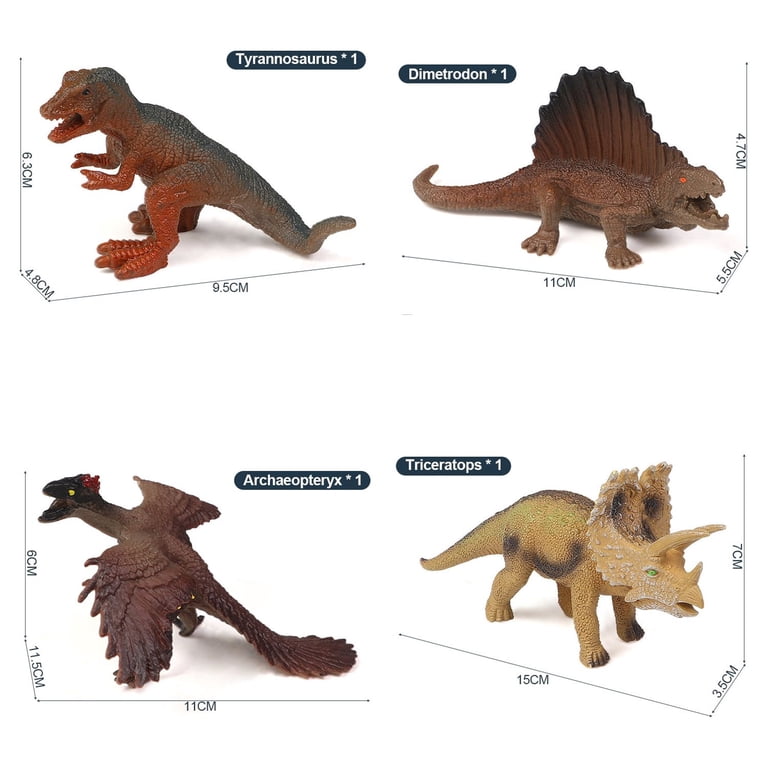 Zacro 50-Piece Dinosaur Playset with Play Mat & Volcano photo 5