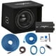 thumbnail image 1 of Skar Audio Single 10" Completo 1, 200 Watt Sdr Series Paquete de graves subwoofer - Incluye caja cargada con amplificador, 1 of 5