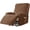 Brown, variant on AIGIA Stretch Recliner Covers, 4-Piece Ultra Soft Velvet Recliner Chair Slipcover Single Seat Couch Cover Furniture Protector with Pocket