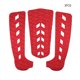 thumbnail image 5 of Eigraketly Almohadilla de tracción para cubierta de 3 uds., tabla de Surf antideslizante, alfombrilla para pies, almohadillas de agarre de alta Deportes acuáticos Rojo, 5 of 6