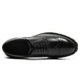 thumbnail image 3 of CMR CHAMARIPA Men's Height Increasing Dress Shoes - Black Leather Brogue Oxford Shoes 8CM / 3.15 Inches, 3 of 9