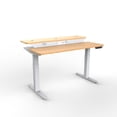 thumbnail image 6 of Versadesk Powerlift Electric Standing Desk - Split-Level, Height Adjustable Sit-to-Stand, Dual Motor & Memory for Home & Office | Maple, ( 48 x 30 ), 6 of 7