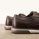 thumbnail image 4 of Zapatos de Vestir Derby Oxford para Hombre Bruno Marc Anchos Marrón Oscuro, 4 of 9