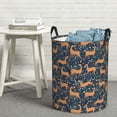 thumbnail image 5 of Goofa Reindeer Printed Circular Hamper,Laundry Basket with Handles,Storage Baskets Foldable,Large Capacity Laundry Hamper-, 5 of 8