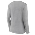 thumbnail image 3 of Women's Gray Virginia Cavaliers Campus Long Sleeve V-Neck T-Shirt, 3 of 3