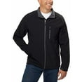thumbnail image 1 of Kirkland Signature Mens Water Resistant 4-Way Stretch Softshell Jacket (XX-Large, Black), 1 of 1