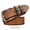 Light brown, variant on First layer cowhide men's belt genuine leather belt handmade original retro durable casual with jeans trend
