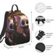 thumbnail image 2 of Balery Adorable Fluffy Bat Mochila Ligera para Hombres y Mujeres – Resistente y Impermeable, Ideal para la Escuela, el Trabajo, los Viajes y el Uso Diario, 2 of 7