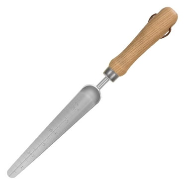 simhoa Garden Spade with Scale Garden Spade, Small Gardening Tool Stainless Steel Gardening Spade Hand Spade for Digging, Weeding