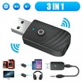 thumbnail image 3 of TAPDRA 5.0 Bluetooth Audio Adapter Dual Mode Transmitter/Receiver, 3.5mm Input for Home Audio Systems, 3 of 11