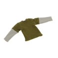 thumbnail image 4 of Camiseta de manga larga para hombre, ropa en miniatura, disfraz, ropa para muñecas hecha a mano, 1/12 Verde, 4 of 9