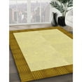 thumbnail image 2 of Ahgly Company Indoor Square Patterned Dark Golden Rod Brown Area Rugs, 5' Square, 2 of 6
