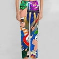 thumbnail image 5 of Phineas And Ferb Pajamas Pants 3D Printing Wide Leg PJ Pant Loungewear Casual Comfy Sleepwear Lounge Pants for Men Women4XL, 5 of 9