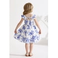 thumbnail image 2 of Happy Town Toddler Girl Summer Dress Kids Sleeveless Ruffle Dresses for Girls Summer Beach Sundress, 2 of 8