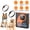 1 Transmitter 2 Collars, variant on Moclever 2 in 1 Wireless Dog Fence System with 1Pc IP68 Waterproof Collar, Invisible Pet Containment with 722ft Adjustable Range Beep Vibration Static Shock