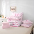 thumbnail image 6 of Homewish Initial P 7-Piece Reversible King Comforter Set for Kids, Princess Design, 6 of 8