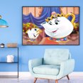 thumbnail image 4 of Cuadros Decorativos 5D DIY diamante pintura dibujos animados tetera Rhinestone Kits completo redondo pared arte DQrwqpou Nuevos Originales, 4 of 9