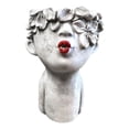 thumbnail image 1 of Escultura facial de resina, de cabeza, artificial hecha a mano, de cactus, hogar, jardín, escritorio, decoración para Baoblaze macetas de plantadores de cara, 1 of 7