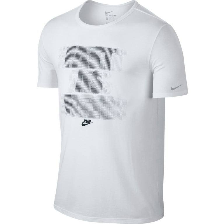 Nike "Fast T-Shirt White/Black - Walmart.com