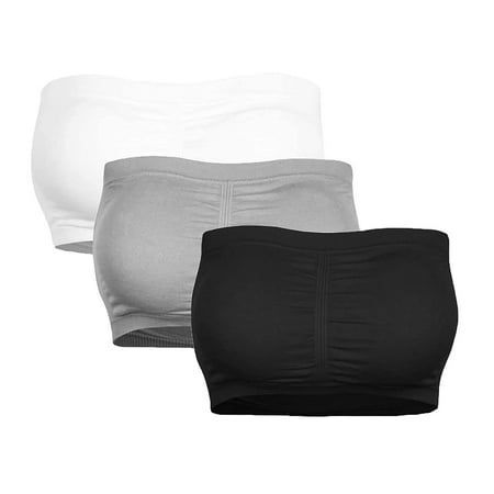 Front Zipper Sports Bras for Women Bra Racerback Bandeau Top Padded Bra Strapless Double Removable Size Stretchy Plus Women