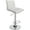 White, variant on Leopard Square Back Adjustable Spin Kitchen Dining Bar Stool,White