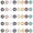 Multicolor, variant on BIMZUC 20pcs Finger Sensory Massage Ring Set for Teens and Adults, Silent Stress Reducer and Focus Enhancer, Acupressure Spiky Flexible Rings, Gold Silver