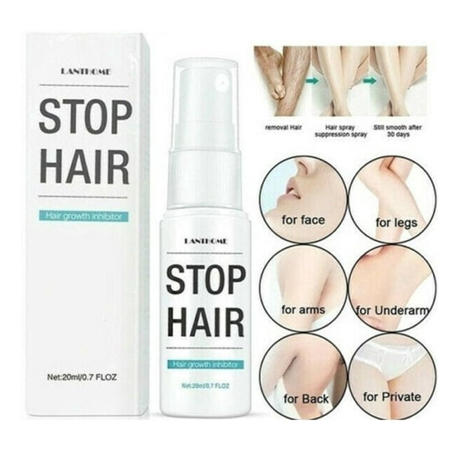 WIFKLSIIPG Powerful Hair Removal Spray Stop Hair Growth Remover 20ml US