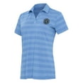 thumbnail image 2 of Women's Antigua Sky Blue New York City FC Tunnel Polo, 2 of 3