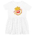 thumbnail image 3 of Inktastic French Fries for Summer Girls Toddler Dress, 3 of 5
