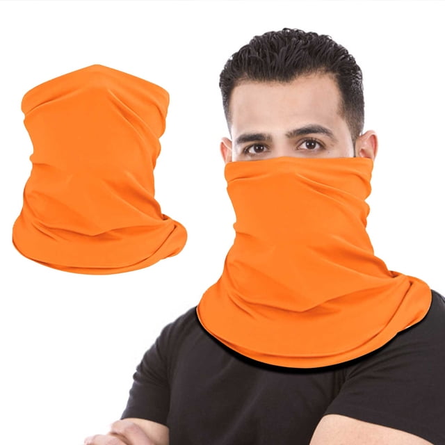 Fiudx Bufanda Deportiva, Bandana Transpirable para Ciclismo Al Aire Libre, Polaina Suave Estilo Punk para El Cuello, Mascarilla de Protección Solar Uv, para Hombre y Mujer, Impregnable para Primavera
