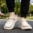 thumbnail image 6 of CHICVOMEY Clogs for Men Lightweight Non Slip on Thick Sole Comfortable Outdoor Sandals Slippers Beach Casual Indoor, 6 of 7