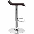thumbnail image 4 of GVN Set of 2 Adjustable PU Leather Backless Bar Stools with Footrest for Pub Bistro Kitchen Dining, Coffee, 4 of 6
