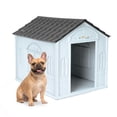 thumbnail image 1 of Casa Para Perros Chico MascoAmigo Con Puerta Metálica Térmica De Plástico 62x50.7x60 Cm Gris, 1 of 2