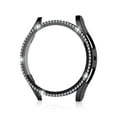 thumbnail image 2 of Hard PC Frame Cover with Rhinestones for Samsung Galaxy Watch 6 40mm Washable and Stylish Protects from Scratches, 2 of 3