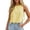 Yellow, variant on Fgnfyis Tank Tops for Women Floral Embroidered Sleeveless Tank Round Neck Casual Summer Daily Women's Tops White M