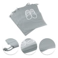 thumbnail image 3 of Unique Bargains 10 Pcs Slippers Pattern Dustproof Shoe Dust Bag Shoes Storage Bag Portable Drawstring Storage Bag Gray, 3 of 5