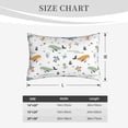 thumbnail image 3 of Plush Throw Pillow Covers, Sea creatures A Pillow Cases with Invisible Zipper, Breathable Microfiber Pillow Cases Standard Size for Sleeping Bedroom Sofa Living Room 14x20, 3 of 5