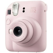 FUJIFILM INSTAX MINI 12 Instant Film Camera (Blossom Pink) + Fuji Instax Instant Film Single Pack - 10 Prints + Protective Case - Pink + Photo Album - Pink + Travel Stickers - Bundle!