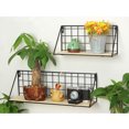 thumbnail image 3 of OUNONA Flowerpot Stand Wall-mounted Storage Rack for Household Multi-purpose Tool Storage 1Pack, 3 of 5