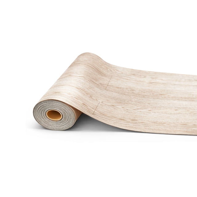 Piso Vinílico DECO PVC En ROLLO Autoadherible Tipo Madera 1.68 M2 ARENA