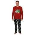 thumbnail image 3 of Soccer Christmas Tree Matching Family Pajamas, Sport Matching Christmas Pj Sets, Christmas Pajamas With Pockets, Size NB - Men 6XL, 3 of 7
