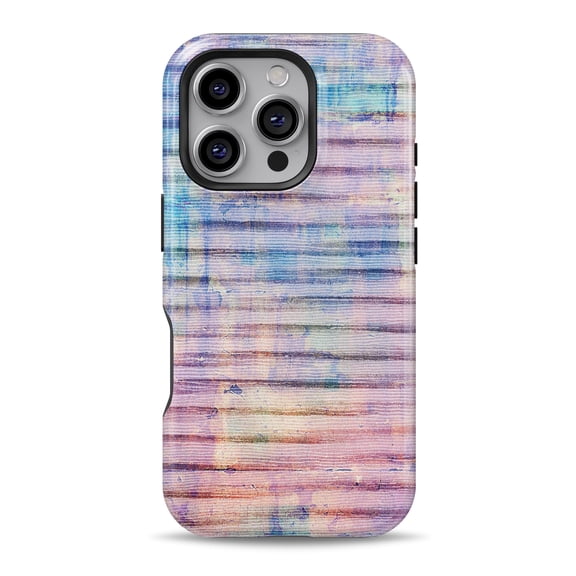 DesignSkinz Scratch-Resistant Hard Slim Case Compatible with iPhone 16 (Compatible with MagSafe) - Dripping Blue Paint