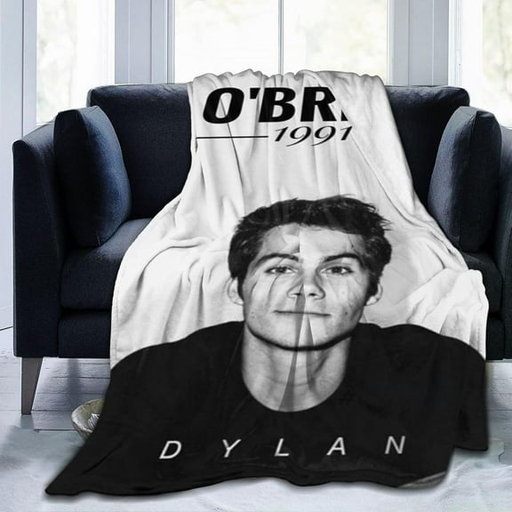 Dylan O''Brien Blanket Anti-pilling Throw Blanket Plush Blanket Lightweight & Ultra-soft, Warm & Comfy Flannel Fleece Blanket for Couch, Bed, Sofa, 60x80