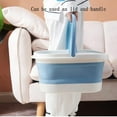 thumbnail image 4 of Foldable Foot Bath Foot Bath Tool, Foot Bath Basin with Foot Massager, Help Sleep, Foot spa, Suitable for Family spa Pedicure, can Save Space (Blue with Cover), 4 of 9