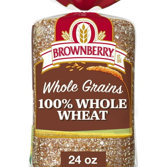 Brownberry Whole Wheat Bread, 24 oz, Wheat Bread, Bag