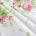 thumbnail image 2 of EASTIN Vinyl House Tablecloth Round 59” Dia Red Flower Pattern Waterproof, 2 of 6