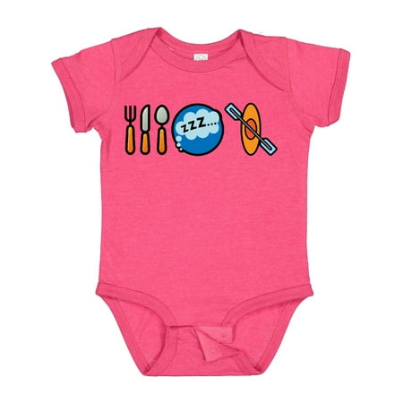 

Inktastic Kayaking Eat Sleep Kayak Gift Baby Boy or Baby Girl Bodysuit