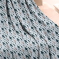 thumbnail image 4 of Light Blue Christmas Tree Pattern Blanket,Comfortable Soft Flannel Throw Blanket,All Season,Warm Lightweight Blankets for Sofa Bed Couch Living Room Chair,50"x60", 4 of 4
