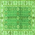 thumbnail image 1 of Ahgly Company Indoor Square Oriental Green Traditional Area Rugs, 7' Square, 1 of 4